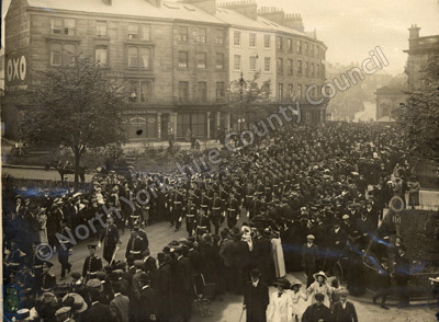 Harrogate: memorial procession for  Edward VII
